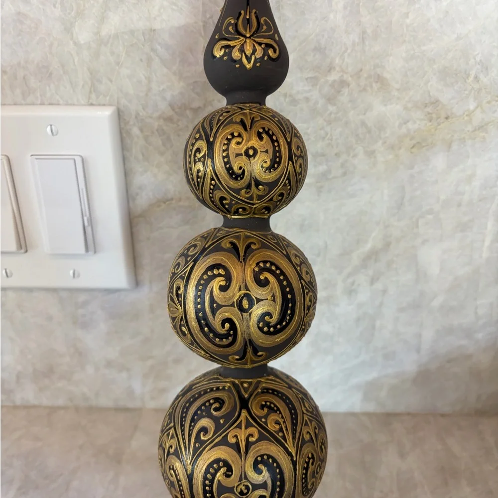 Christmas Nativity Tree topper, Hand-Painted, Metal, 17”H, New